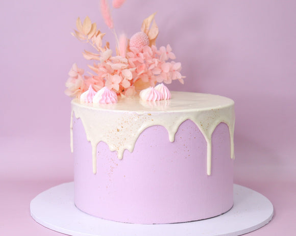 Floral Drip Cake