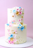 Pastel Flower Cake - 2 Tier