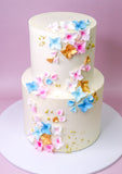 Pastel Flower Cake - 2 Tier