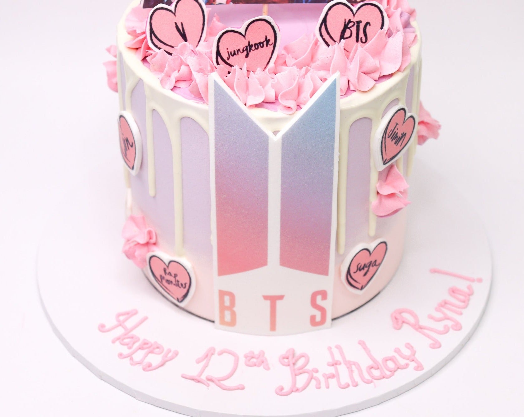 Send Chocolate Fondant BTS Cake Online - GAL23-110629 | Giftalove
