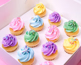 Buttercream Swirl Mini Cupcakes