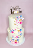 Pastel Flower Cake - 2 Tier