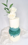 Elegant Flower Cake - 2 Tier