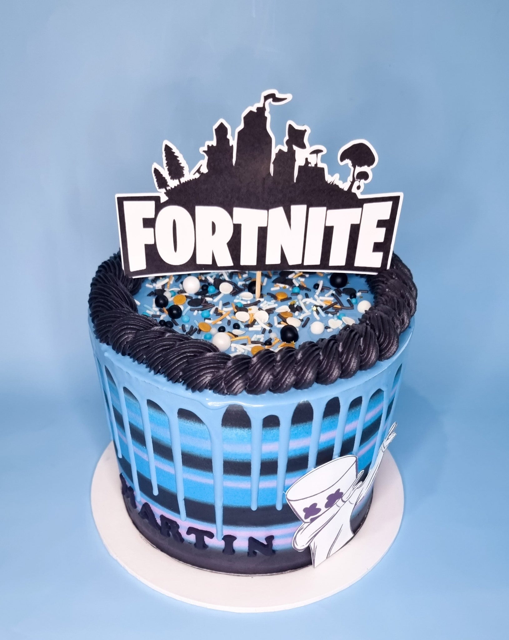 Fortnite Inspired Cake