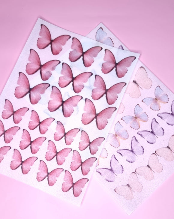 Edible Wafer Paper Butterflies