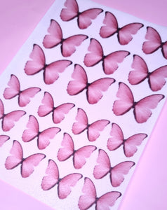 Edible Wafer Paper Butterflies