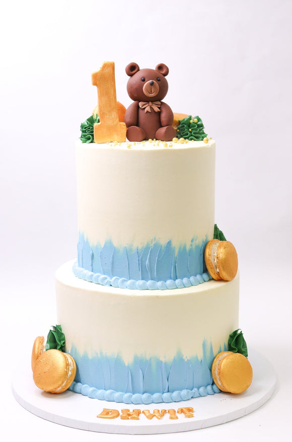 Teddy Bear Cake - 2 Tier
