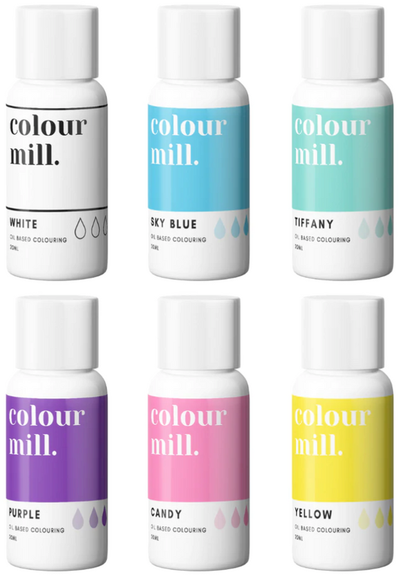 Colour Mill Oil Based Colouring 20ml 6 Pack Rainbow