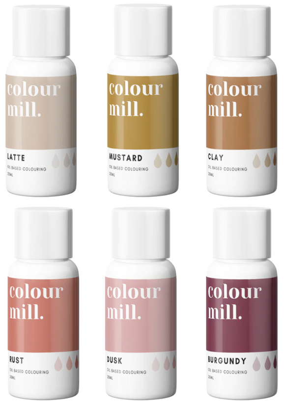 Colour Mill Oil Based Colouring 20ml 6 Pack Desert