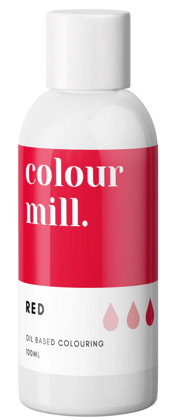 Colour Mill Oil Based Colouring 100ml Red