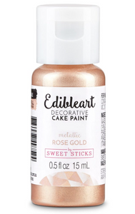 Edible Metallic Paint Rose Gold 15ml