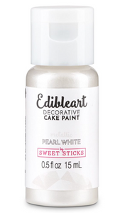 Edible Metallic Paint Pearl White 15ml