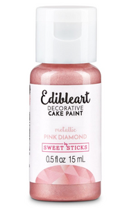 Edible Metallic Paint Pink Diamond 15ml