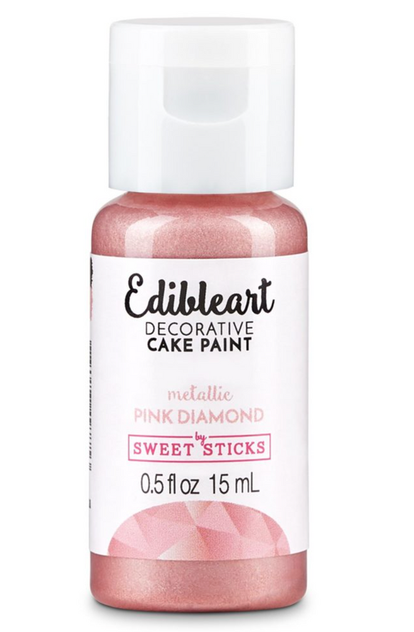 Edible Metallic Paint Pink Diamond 15ml