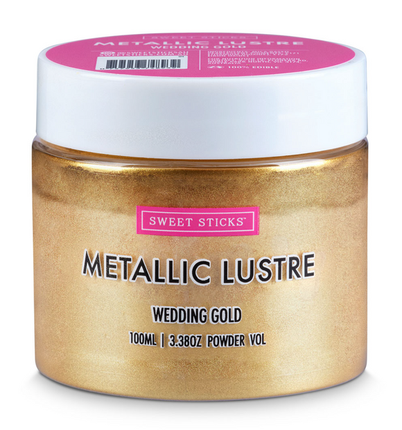 Metallic Lustre Powder Wedding Gold 100ml