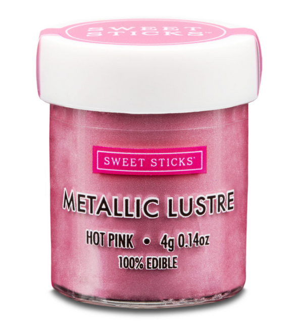 Metallic Lustre Powder Hot Pink